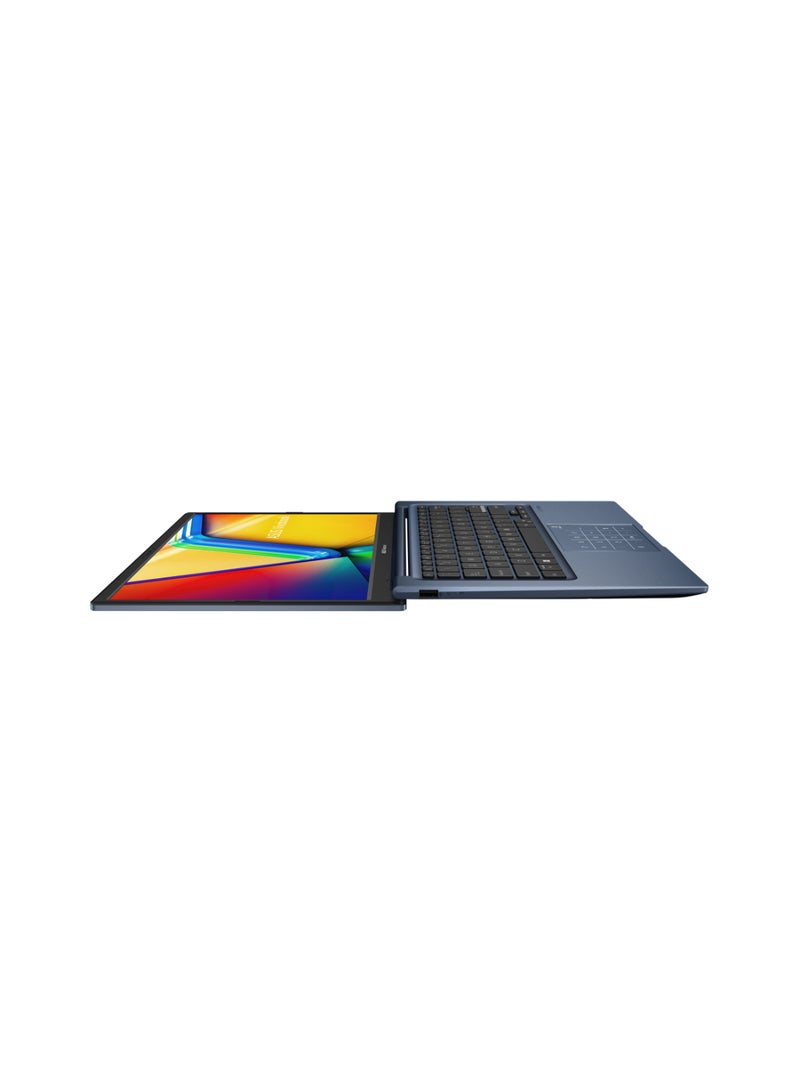 ASUS - Vivobook 14 Laptop With 14-Inch Display, Core i5-1335U Processor/8GB RAM/512GB SSD/Intel UHD Graphics/Windows 11 Home With Digital NumberPad English/Arabic Quite Blue - Image 1