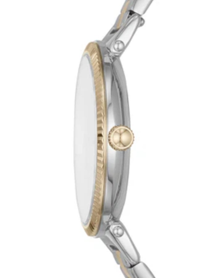 FOSSIL Women's Daisy Three-Hand Two-Tone Stainless Steel Analog Watch And Bracelet Set - ES5249SET  - Image 2