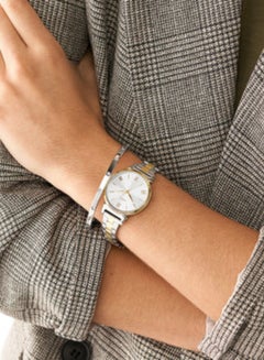 FOSSIL Women's Daisy Three-Hand Two-Tone Stainless Steel Analog Watch And Bracelet Set - ES5249SET  - Image 4