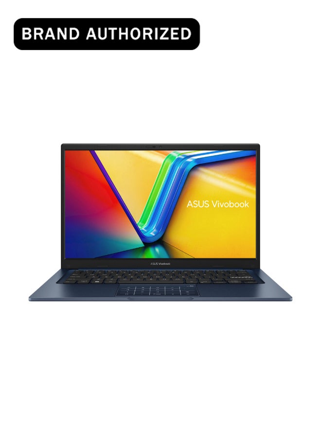 ASUS (Upgraded Version) Vivobook 14 Laptop With 14-Inch Display, Core i7-1355U Processor/16GB RAM/512GB SSD/Intel UHD Graphics/Windows 11 Home/ / Quite Blue English/Arabic Quite Blue - Image 1