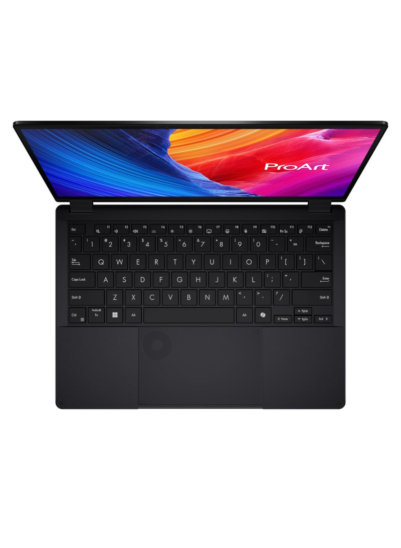 أسوس - كمبيوتر محمول ProArt PX13 AI بشاشة مقاس 13.3 بوصة ومعالج AMD Ryzen AI R9-HX370 وذاكرة وصول عشوائي 32 جيجابايت ومحرك أقراص SSD سعة 2 تيرابايت وبطاقة رسوميات NVIDIA GeForce RTX 4070 سعة 8 جيجابايت ونظام تشغيل Windows 11 Home مع مفتاح Copilot وقلم Stylus - Image 1