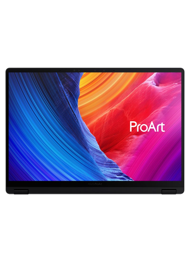 أسوس - كمبيوتر محمول ProArt PX13 AI بشاشة مقاس 13.3 بوصة ومعالج AMD Ryzen AI R9-HX370 وذاكرة وصول عشوائي 32 جيجابايت ومحرك أقراص SSD سعة 2 تيرابايت وبطاقة رسوميات NVIDIA GeForce RTX 4070 سعة 8 جيجابايت ونظام تشغيل Windows 11 Home مع مفتاح Copilot وقلم Stylus - Image 1