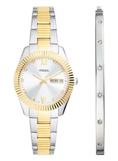FOSSIL Men's Analog Stainless Steel Wrist Watch ES5253SET 