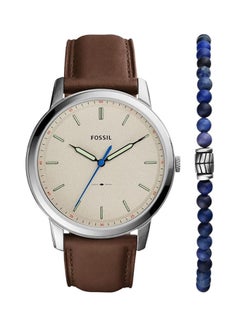 FOSSIL Women's Analog Leather Wrist Watch FS5966SET 
