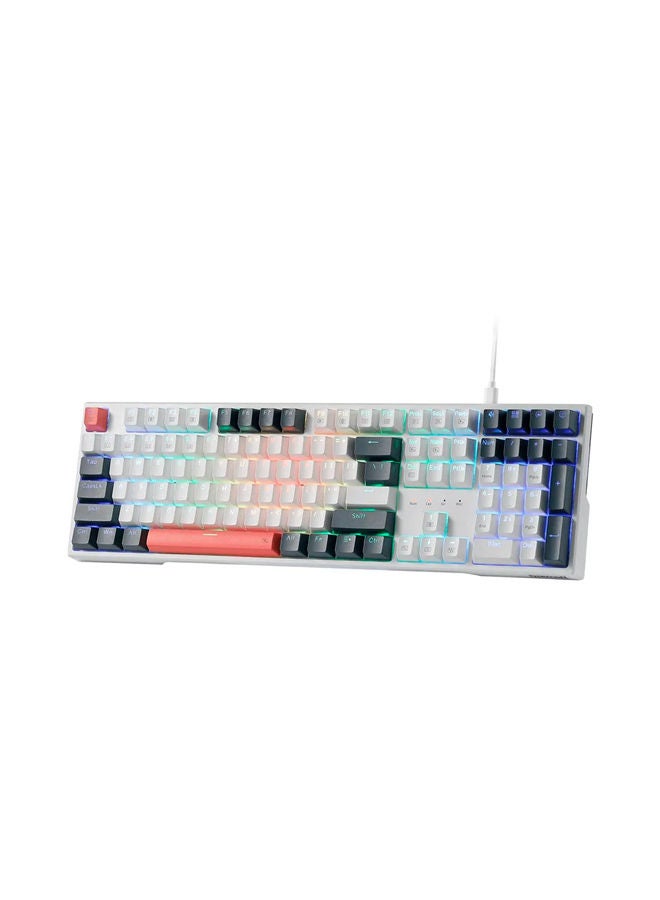 REDRAGON - K668 RGB Gaming Keyboard, 104 keys + Extra 4 Hotkeys Wired Mechanical Keyboard w/Sound Absorbing Foams, Upgraded Hot-swappable Socket, Mixed Color Keycaps, Red Switch - Image 1