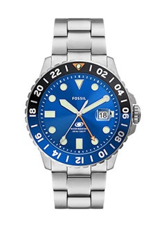 FOSSIL Men's Blue GMT Stainless Steel Watch  - Image 1