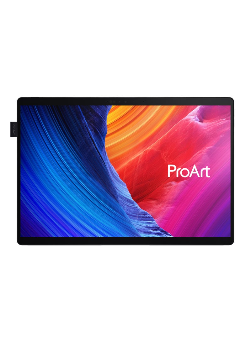 ASUS - ProArt PZ13 2-in-1 Detachable Laptop With 13.3-Inch Display, Qualcomm Snapdragon X Plus Processor/16GB RAM/1TB SSD/Intel UHD Graphics/Windows 11 Home with Copilot Key & Stylus Pen English/Arabic Nano Black - Image 1