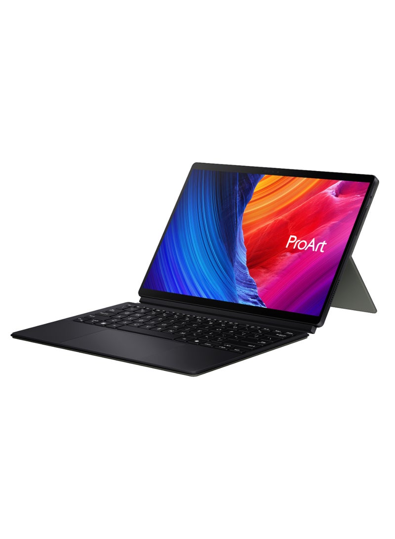 ASUS - ProArt PZ13 2-in-1 Detachable Laptop With 13.3-Inch Display, Qualcomm Snapdragon X Plus Processor/16GB RAM/1TB SSD/Intel UHD Graphics/Windows 11 Home with Copilot Key & Stylus Pen English/Arabic Nano Black - Image 1