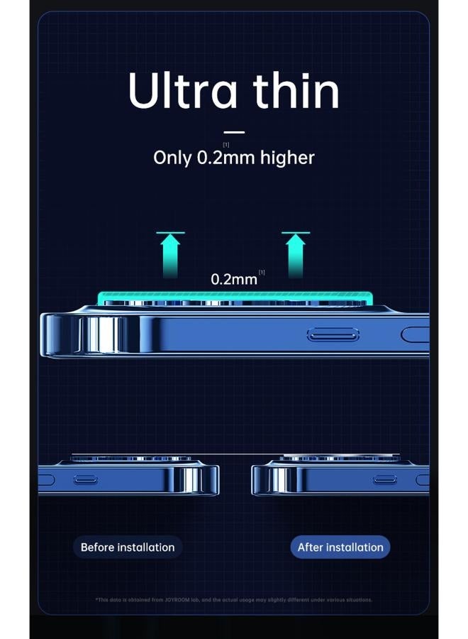 جوي روم - واقي عدسة JR-PF730 Mirror Series (إصدار Gemstone) iPhone 12-6.1 بوصة - Image 1