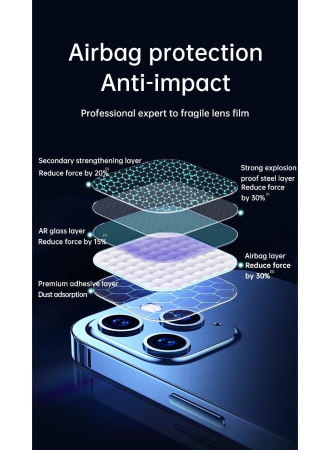 JOYROOM - JR-PF729 Mirror Series Lens Protector ( Gemstone version）iP12 Pro-6.1 inch Clear - Image 1