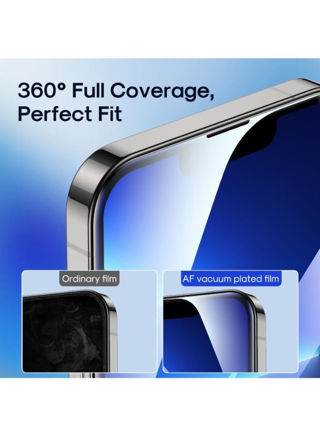 JR-H04 Tempered Glass Screen Protector (2.5D Full Screen with Black Edge) for iP 14 Pro Max 6.7 (HD) Clear