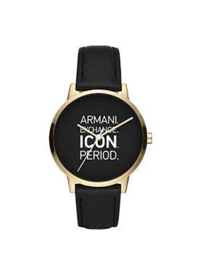 Armani Exchange Men's Analog Leather Wrist Watch AX2741 - Image 1