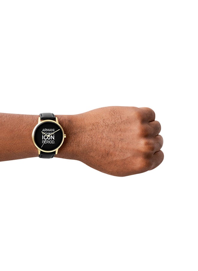 Armani Exchange Men's Analog Leather Wrist Watch AX2741 - Image 2