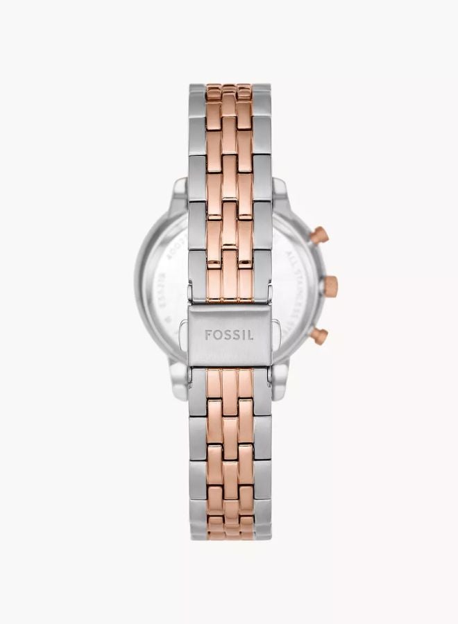 FOSSIL Women's Neutra Chronograph Two-Tone Stainless Steel Watch - ES5279  - Image 3