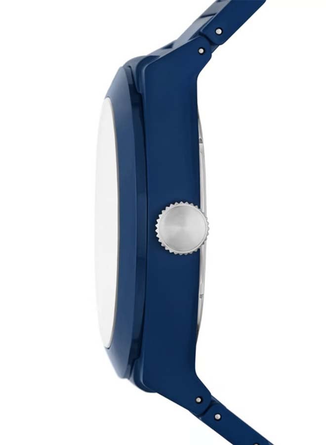 FOSSIL Women's Mens Wristwatch Everett Ceramic Blue Sub CE5029  - Image 2