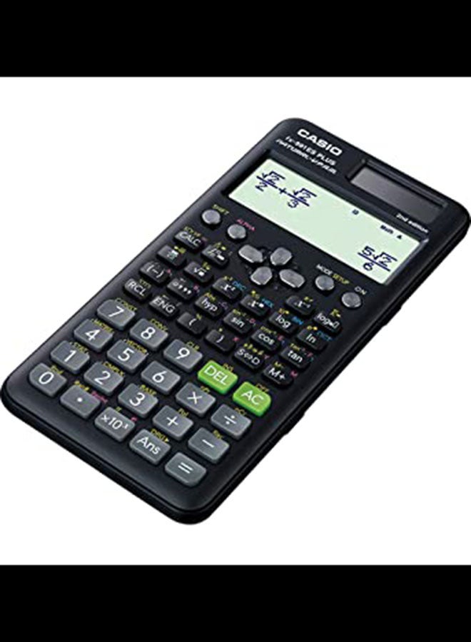 CASIO - FX-991ESPLUS-2WDTV 2nd Edition Function Scientific Calculator -  Black Multicolour - Image 1