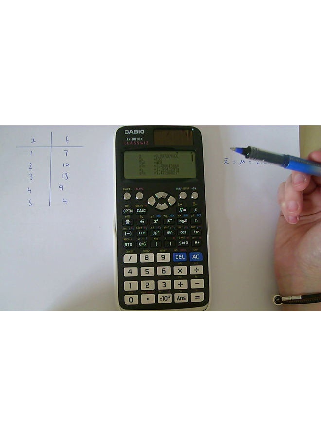 CASIO - FX-991ARX-W-DT 12-Digit Scientific Calculator Black Multicolour - Image 1