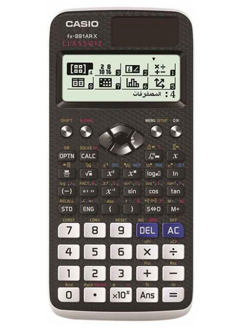 CASIO FX-991ARX-W-DT 12-Digit Scientific Calculator Black Multicolour - Image 1