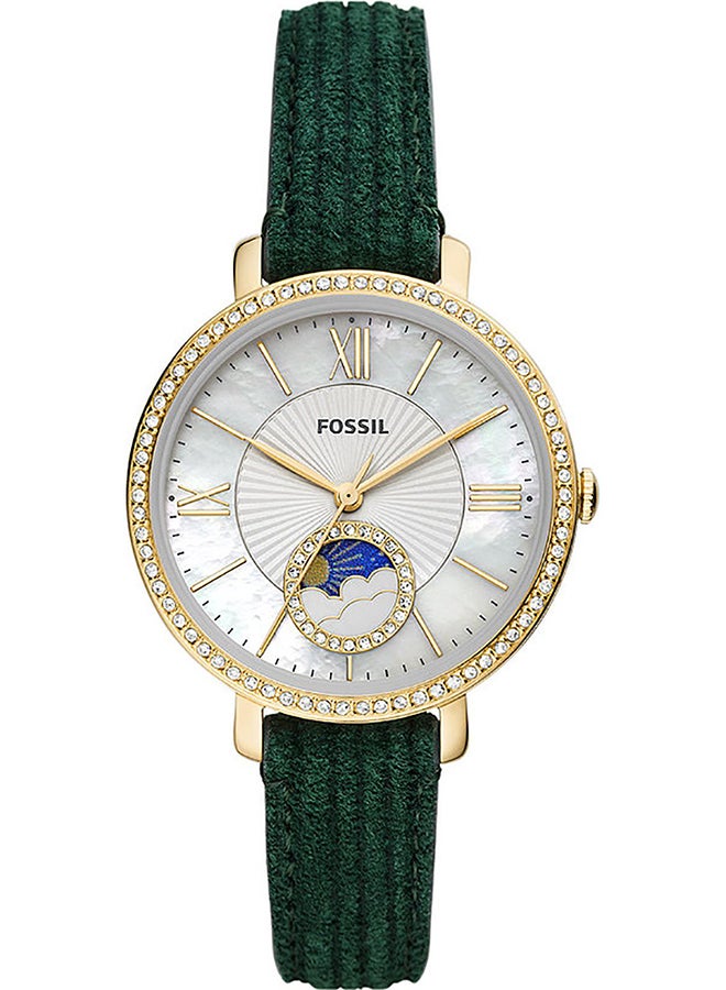 FOSSIL - Women's Analog Leather Wrist Watch ES5244 - Image 1