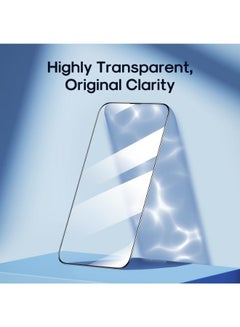 JOYROOM JR-H02 Tempered Glass Screen Protector (2.5D Full Screen with Black Edge) for iP 14 Pro 6.1  (HD) Clear  - Image 3