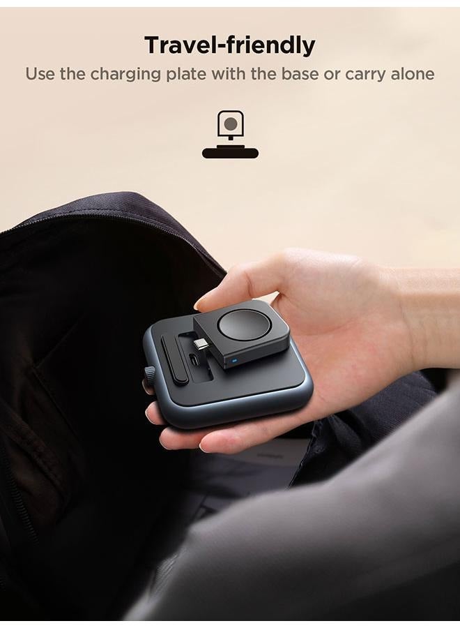 جوي روم - JR-WQW03 Wireless Watch Charger - Black - Image 1