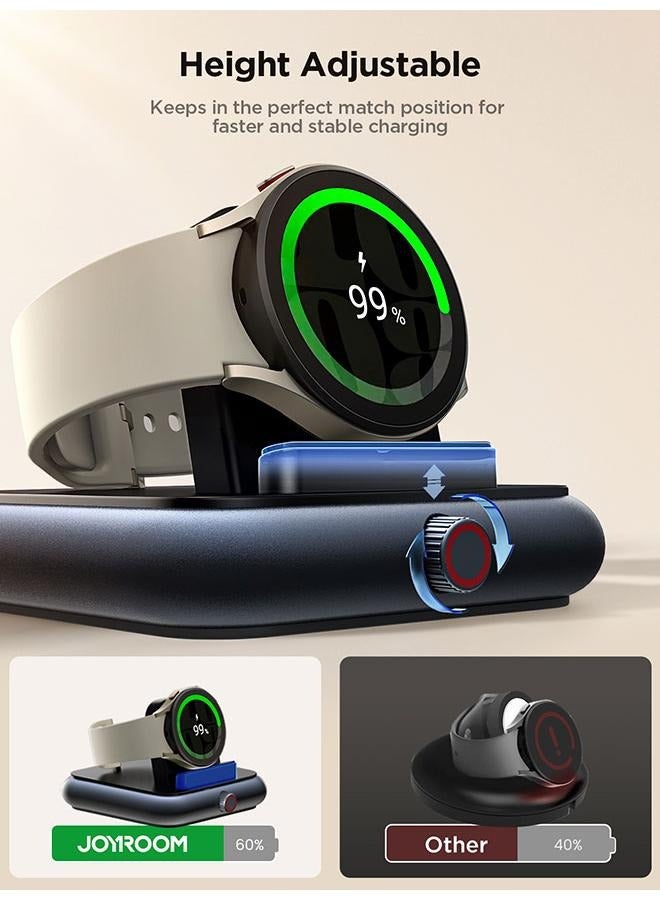 جوي روم - JR-WQW03 Wireless Watch Charger - Black - Image 1