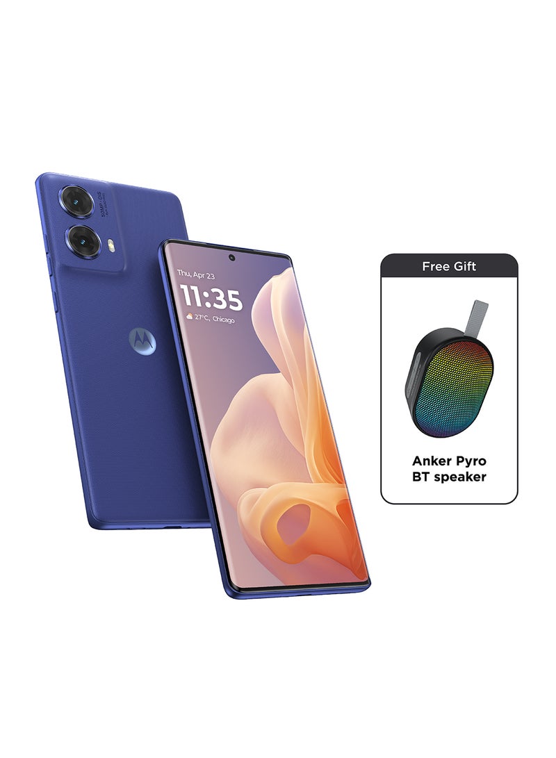 Motorola G85 Dual SIM Cobalt Blue 12GB RAM 256GB 5G With Free Anker Pyro Speakers - Middle East Version  - Image 1