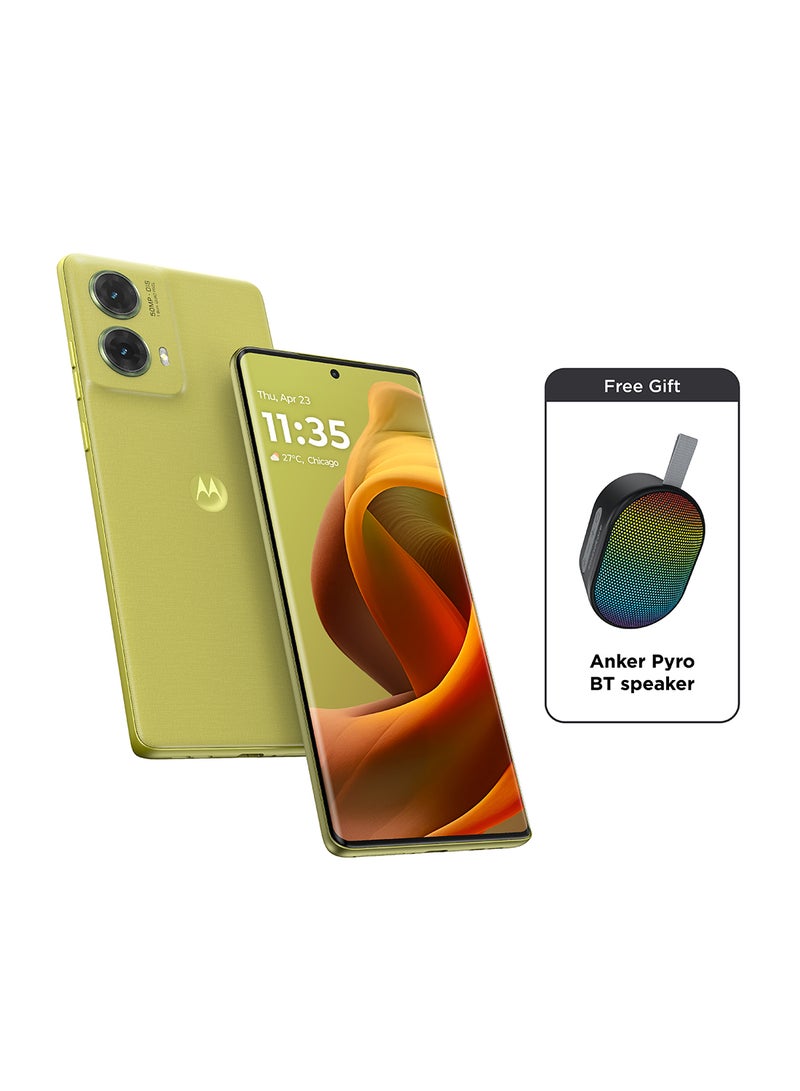 Motorola G85 Dual SIM Olive Green 12GB RAM 256GB 5G With Free Anker Pyro Speakers - Middle East Version  - Image 1