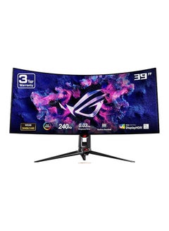 39 inch ROG Swift OLED PG39WCDM Gaming Monitor, UWQHD WOLED Display, 240Hz Refresh Rate, 0.03ms (GtG) Response Time, AMD FreeSync Premium Pro & NVIDIA G-Sync Technology, 90LM09R0-B01170 Black
