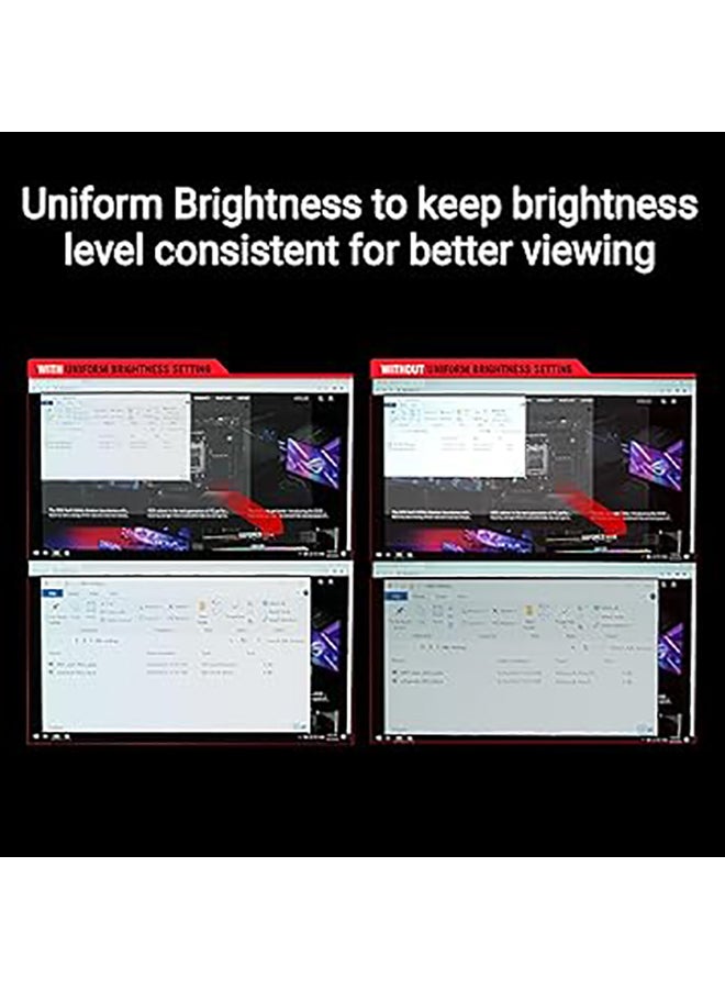 ASUS - 39 inch ROG Swift OLED PG39WCDM Gaming Monitor, UWQHD WOLED Display, 240Hz Refresh Rate, 0.03ms (GtG) Response Time, AMD FreeSync Premium Pro & NVIDIA G-Sync Technology, 90LM09R0-B01170 Black - Image 1