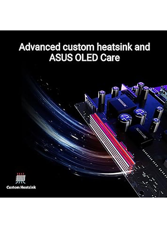 ASUS - 39 inch ROG Swift OLED PG39WCDM Gaming Monitor, UWQHD WOLED Display, 240Hz Refresh Rate, 0.03ms (GtG) Response Time, AMD FreeSync Premium Pro & NVIDIA G-Sync Technology, 90LM09R0-B01170 Black - Image 1