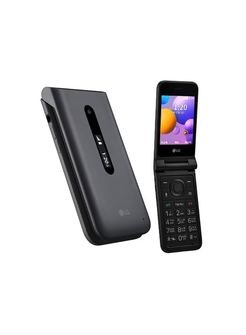 LG - Folder 2 Mobile Phone Black Color 4G LTE - Image 1