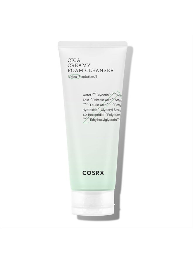 Cosrx Pure Fit Cica Creamy Foam Cleanser mini 75ml | Mild Cleanser for Sensitive Skin | 91% Naturally Derived Centella Complex 5.07 Fl Oz (Pack of 1)12 pcs Super washable colored pens  - Image 1