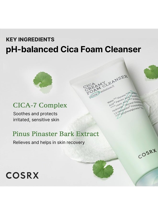 Cosrx Pure Fit Cica Creamy Foam Cleanser mini 75ml | Mild Cleanser for Sensitive Skin | 91% Naturally Derived Centella Complex 5.07 Fl Oz (Pack of 1)12 pcs Super washable colored pens  - Image 4
