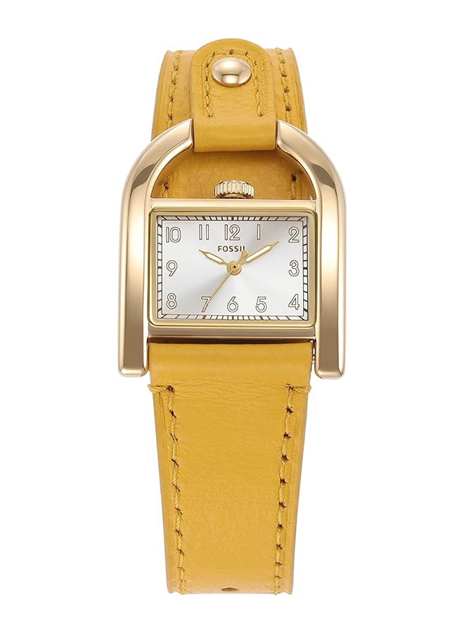 FOSSIL Men's Harwell Three-Hand Yellow Leather Watch ES5281  - Image 1