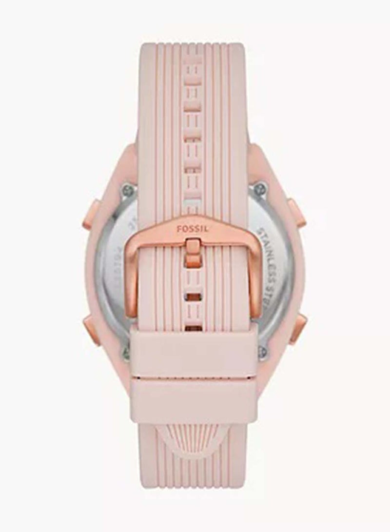 FOSSIL Women's Digital Wrist Watch ES5194 - 44 Mm Pink  - Image 4
