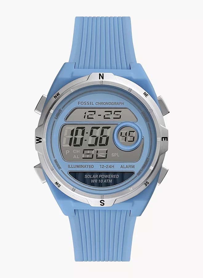 FOSSIL Women's Digital Wrist Watch ES5196 - 44 Mm Blue  - Image 1
