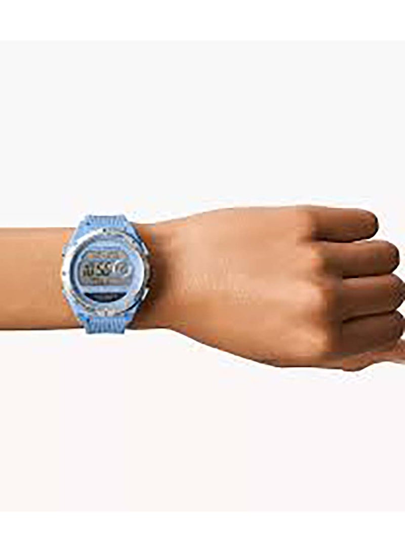 FOSSIL Women's Digital Wrist Watch ES5196 - 44 Mm Blue  - Image 4