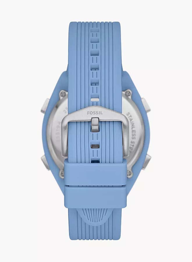 FOSSIL Women's Digital Wrist Watch ES5196 - 44 Mm Blue  - Image 3