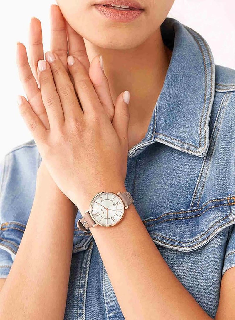 FOSSIL - Women's Analog Wrist Watch ES5207 - 36 Mm Nude - Image 1