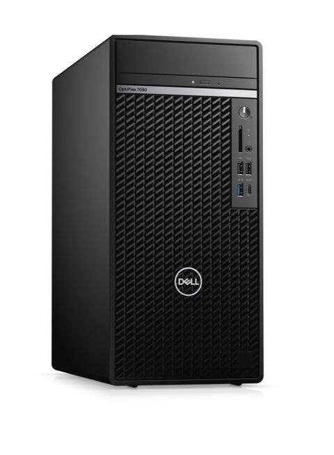 Optiplex 7090 Tower PC, Core i7 11700 Prcoesser/32GB RAM/1TB M.2 Black