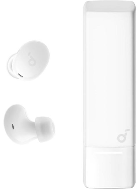سماعات Soundcore A30i من Anker، سماعات أذن عازلة للضوضاء، تصميم أنيق على شكل أحمر شفاه، صغيرة الحجم، خفيفة الوزن، مريحة، إلغاء ضوضاء ذكي، صوت واضح، وقت تشغيل 24 ساعة، IP54، سماعات أذن لاسلكية، بلوتوث 5.4