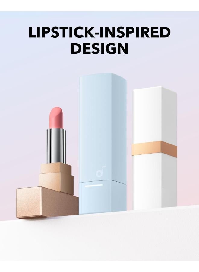 Soundcore - Soundcore A30i by Anker, Noise Cancelling Earbuds, Lipstick-Shaped Stylish Design, Tiny, Lightweight Comfort, Smart Noise Cancelling, Clear Sound, 24H Playtime, IP54, Wireless Earbuds, Bluetooth 5.4 Blue - Image 1