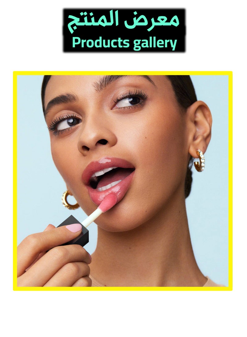 e.l.f. - Glow Reviver Lip Oil, Nourishing, Tinted Lip Oil for a High Gloss Finish, Enriched with Jojoba Oil Rose Envy - Image 1