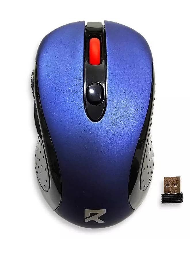 Redragon BM-2638 Wireless Mouse – 2,400 DPI (Blue) - Image 1
