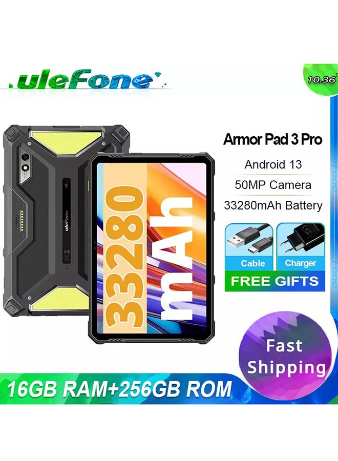 Ulefone Armor Pad 3 Pro Dual SIM Black 16GB RAM 256GB 4G - KSA Version  - Image 3
