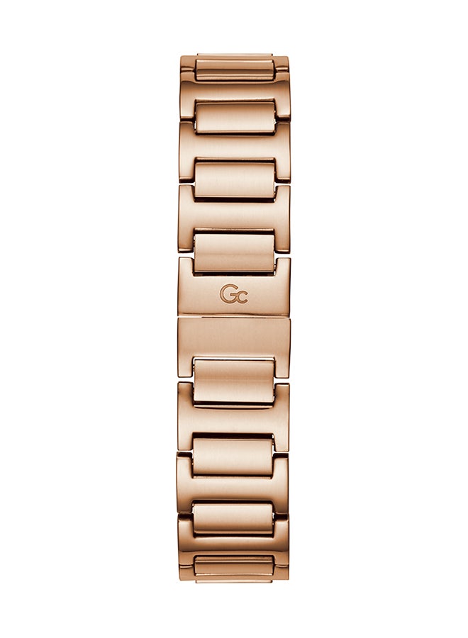 Gc - Women's Analog Round Shape Stainless Steel Wrist Watch Y64002L1MF-34mm - Image 1