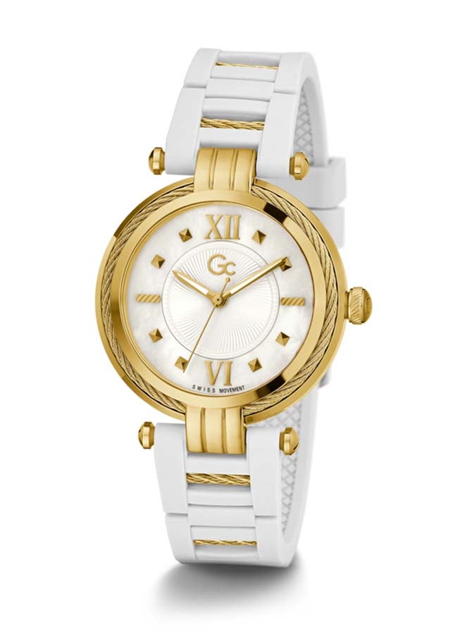 Gc Women's Analog Round Shape Ceramic Wrist Watch - 36 Mm  - Image 1