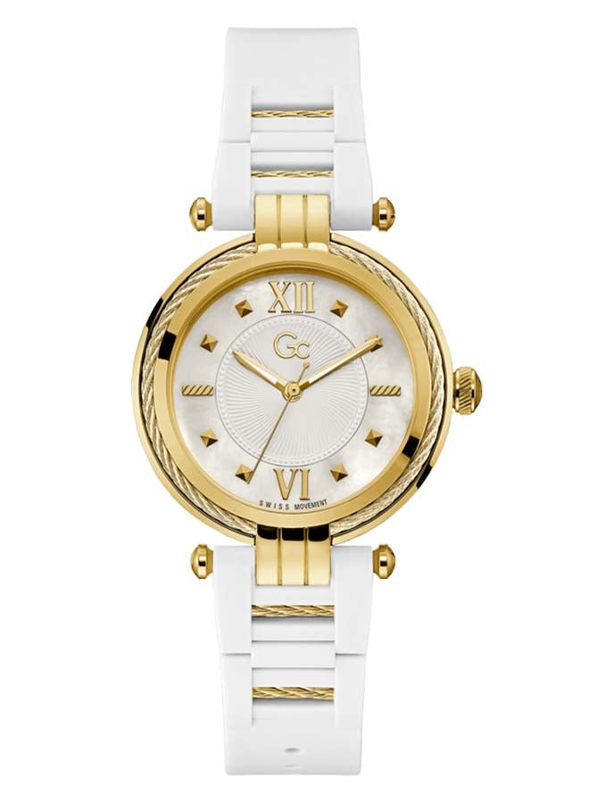 Gc Women's Analog Round Shape Ceramic Wrist Watch - 36 Mm  - Image 3
