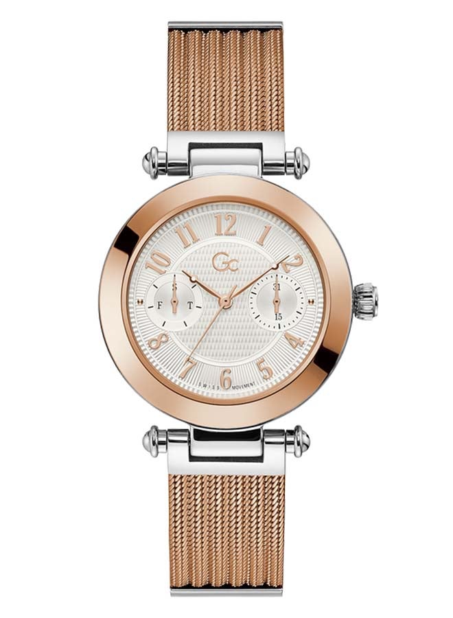 Gc Women's Round Shape Stainless Steel Wrist Watch - 36.5 Mm  - Image 1